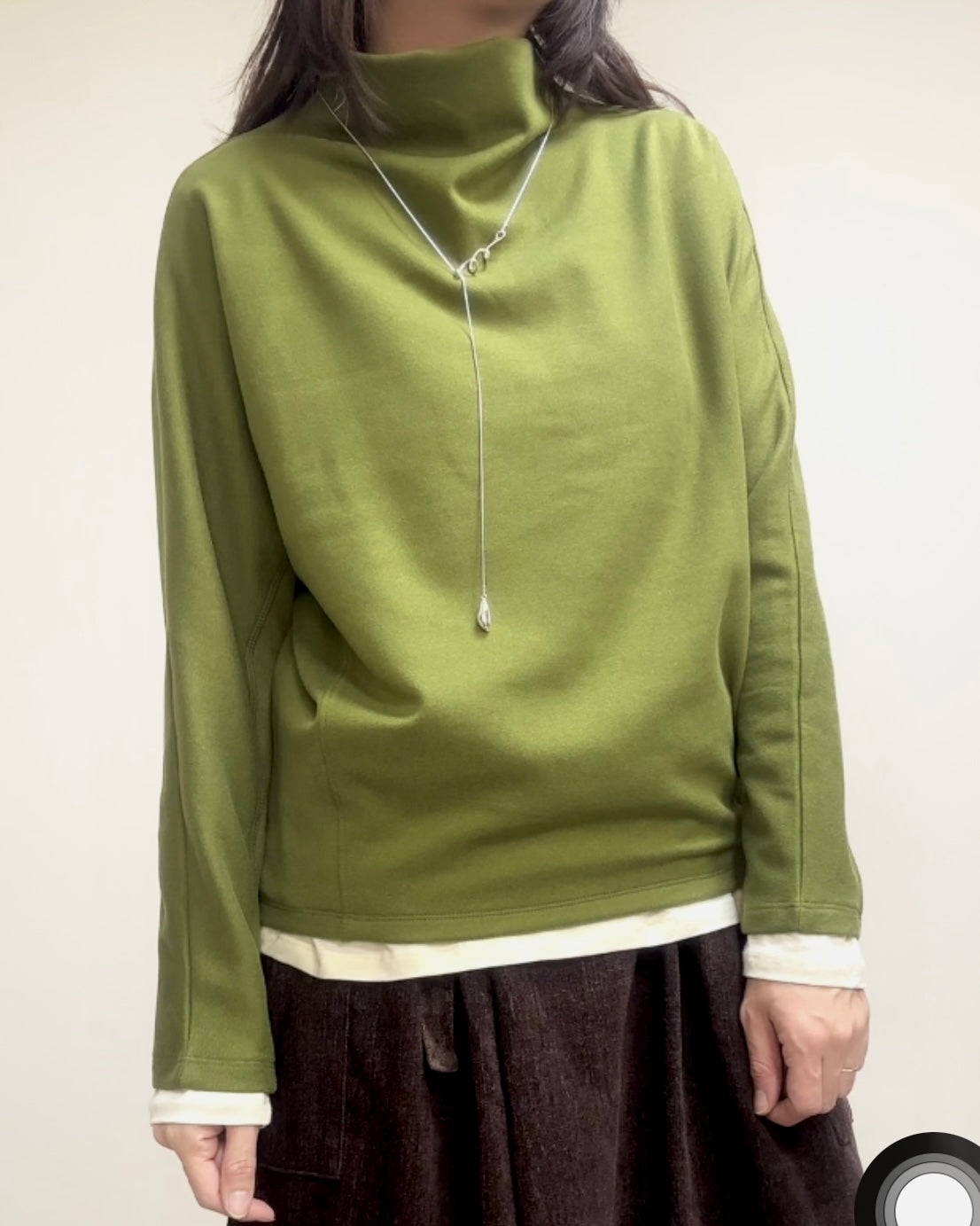 (停產)原身出企領T-shirt/霧綠