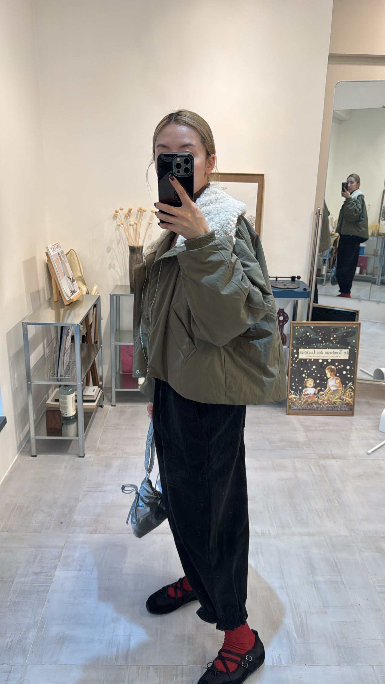 大領內層羽絨褸/軍綠