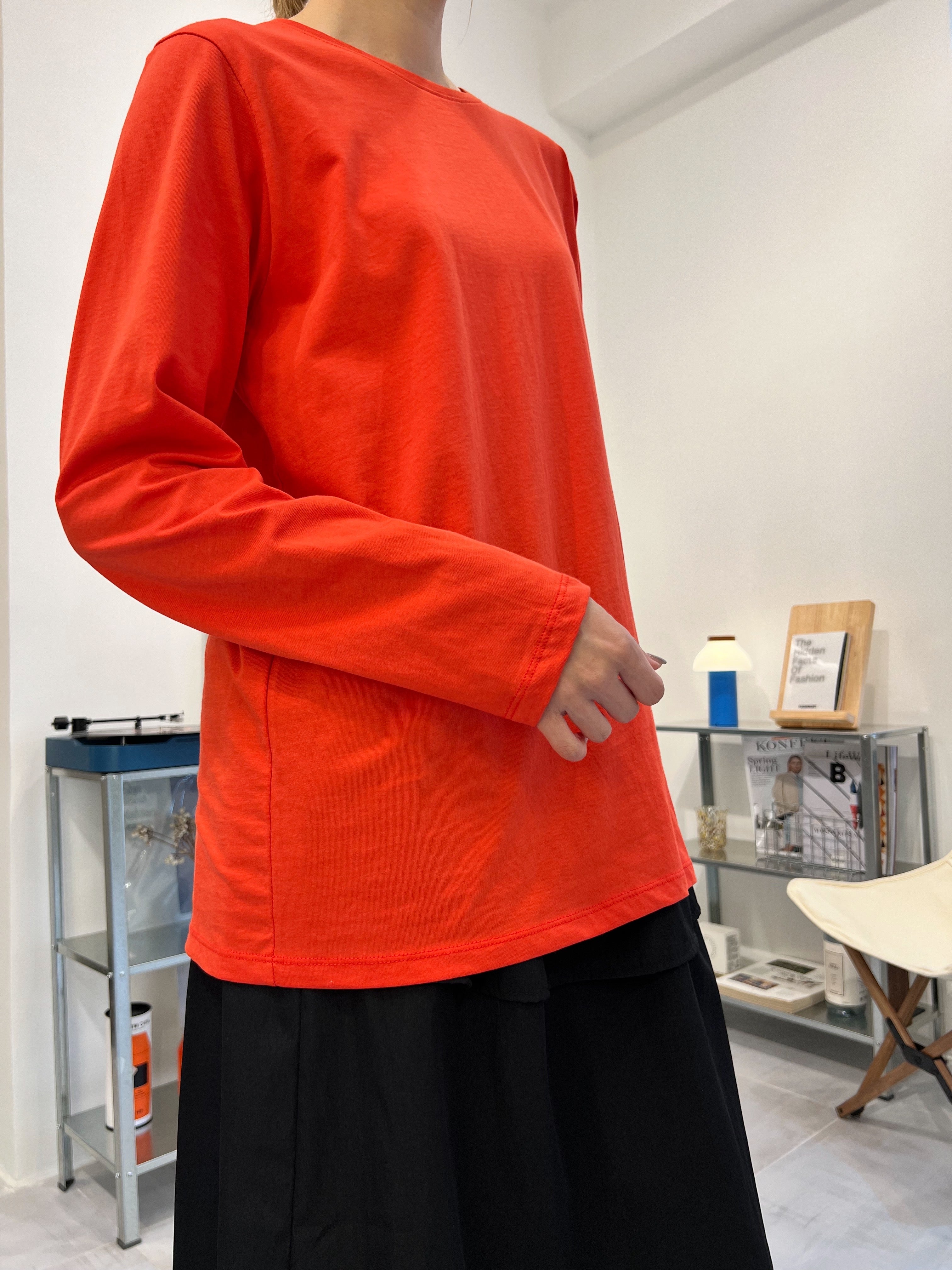 長身T-shirt/橙紅 (Copy)