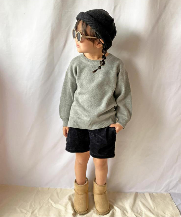 Kids衛衣設計針織pullover/6色