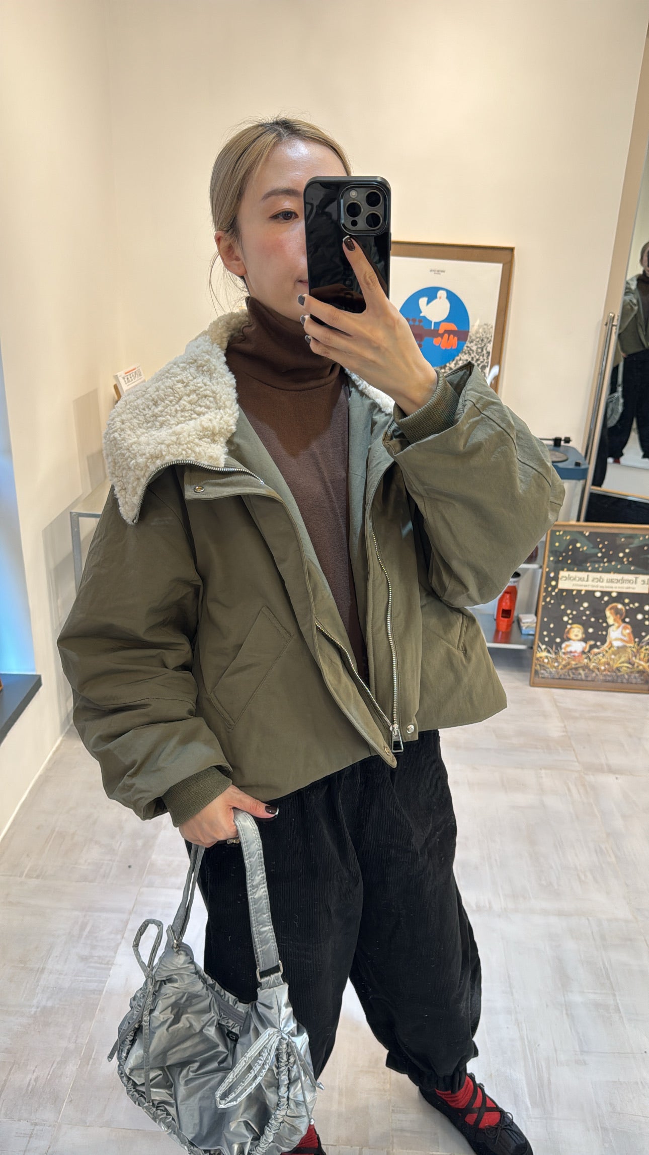 大領內層羽絨褸/軍綠