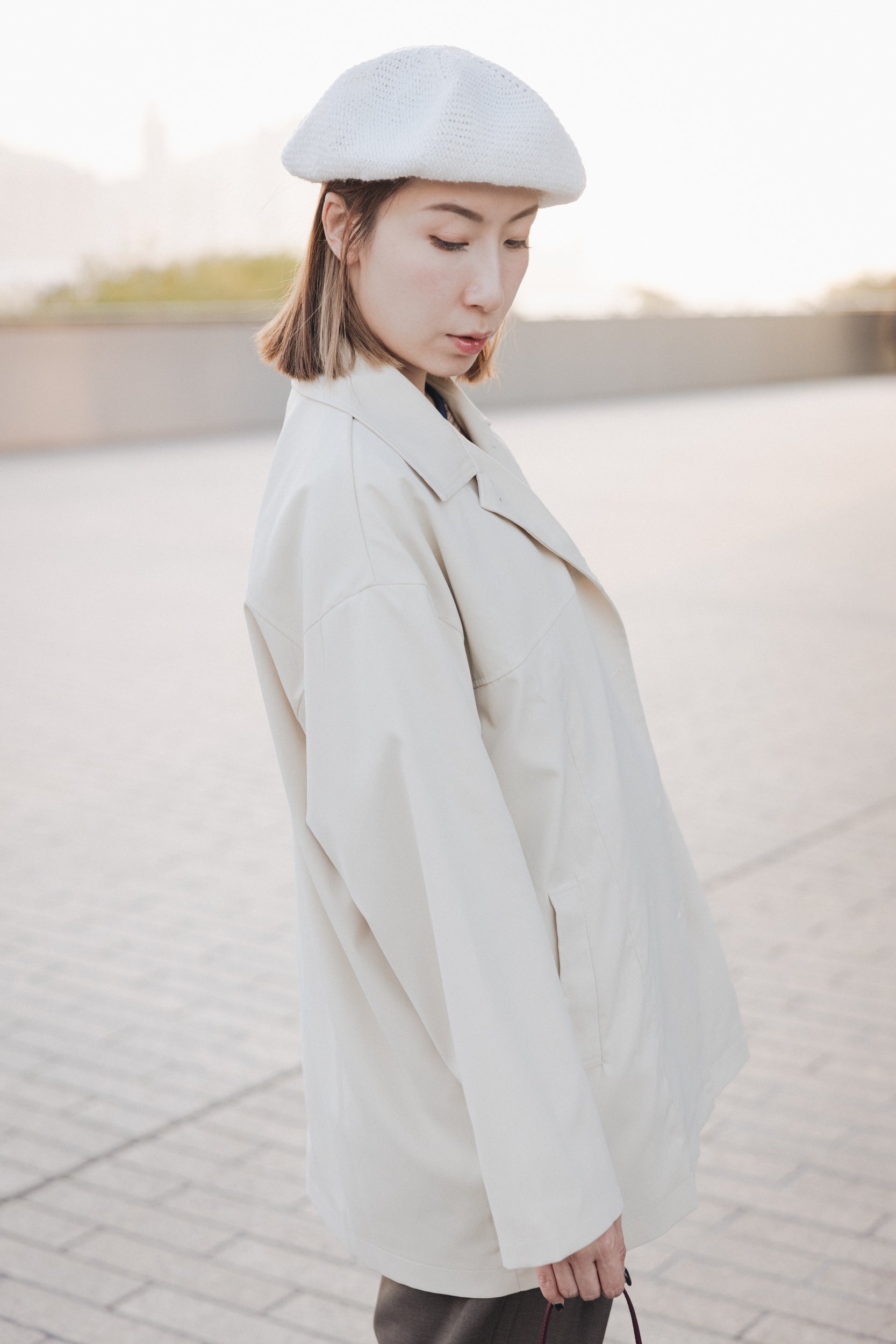 高級感外套/牛油