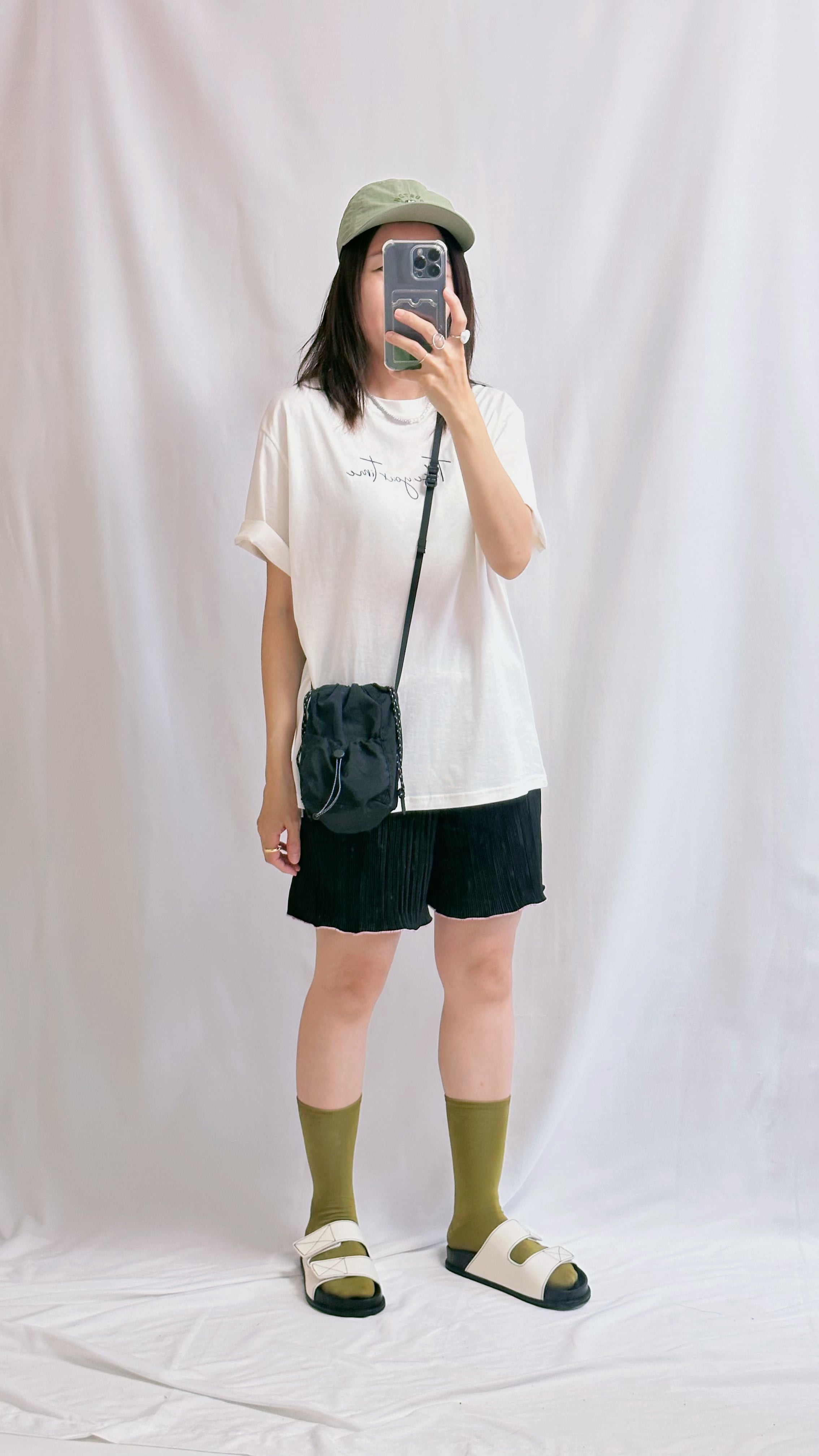 Take your time T-shirt/米白