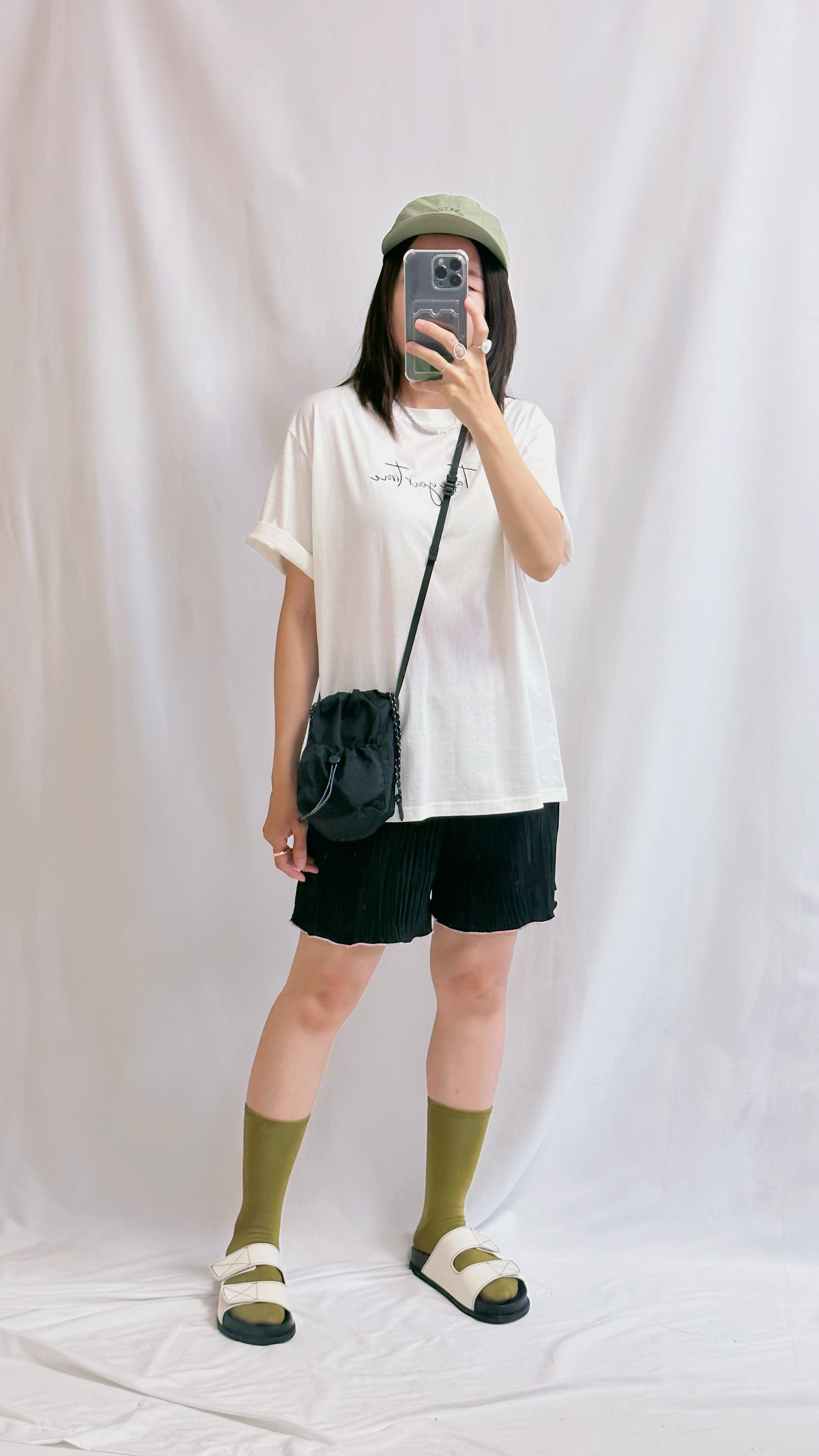 Take your time T-shirt/米白