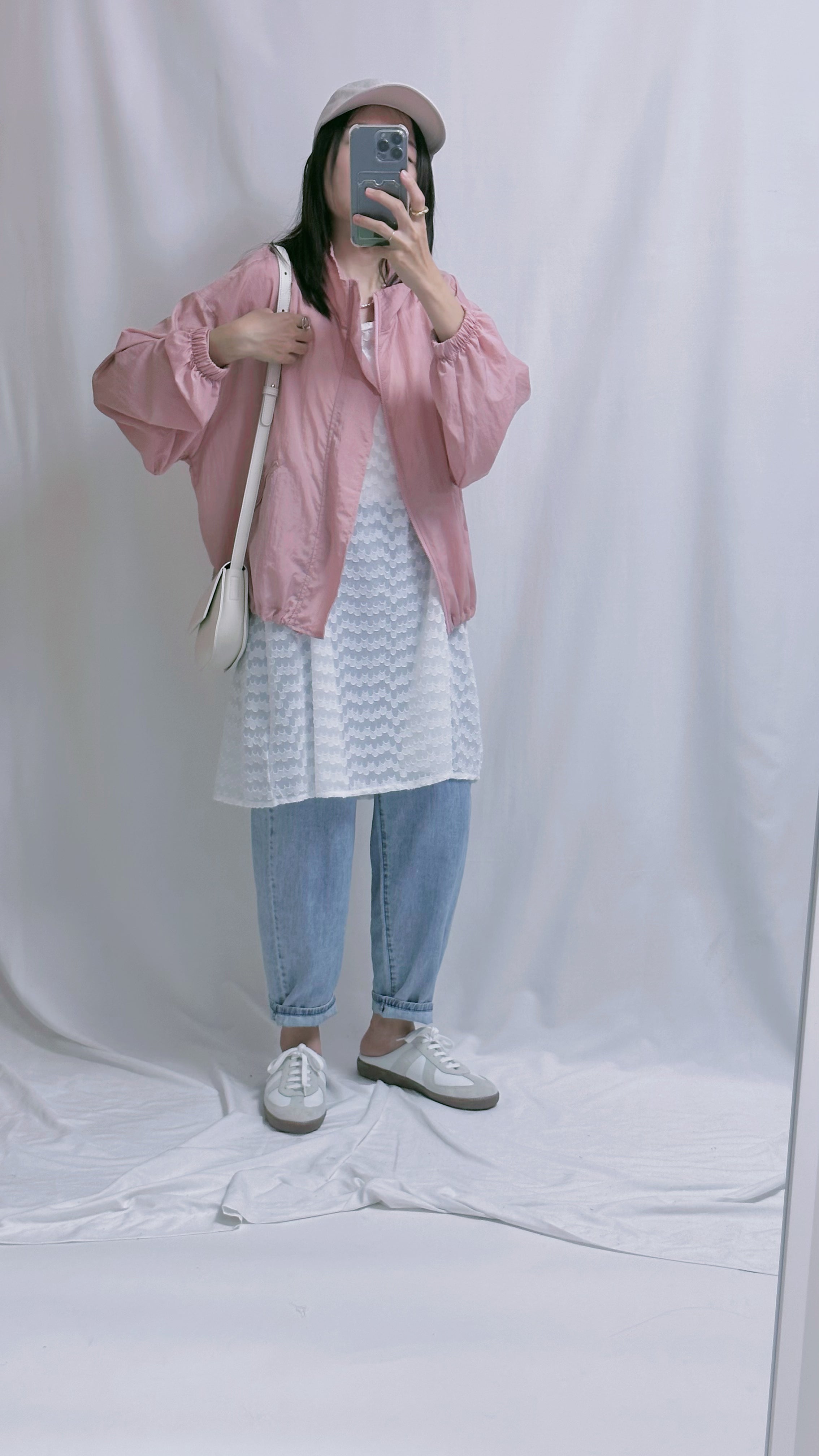 薄風褸/霧粉紅