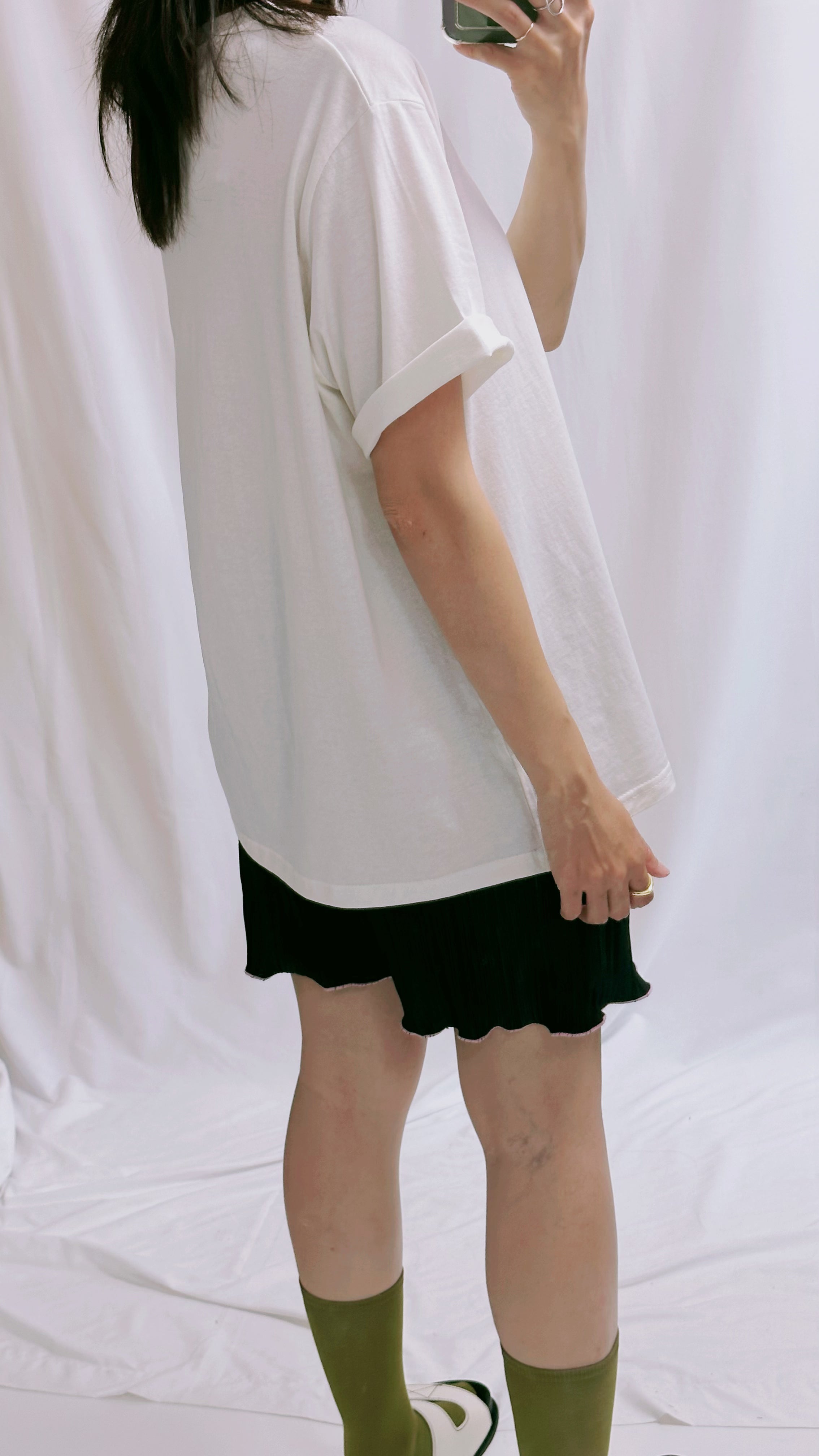 Take your time T-shirt/米白