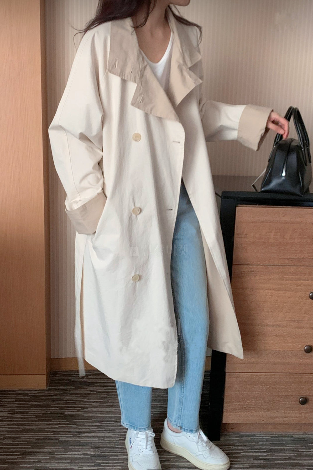 (預購)Trench Coat/米白