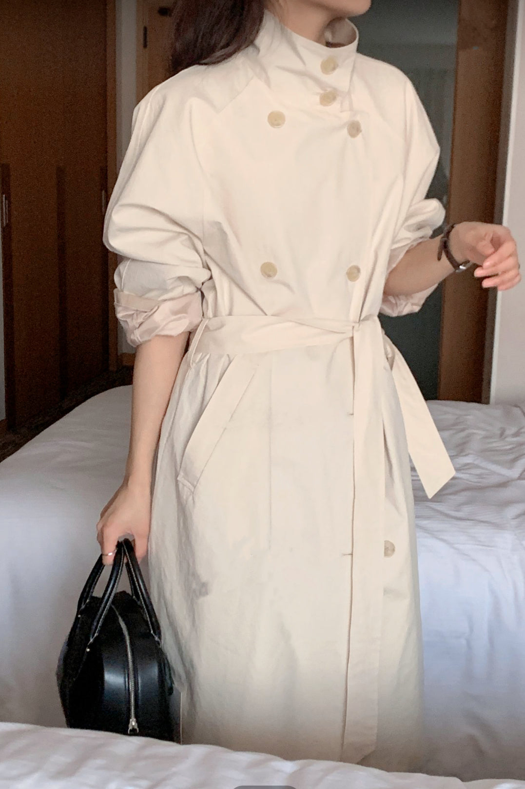(預購)Trench Coat/米白