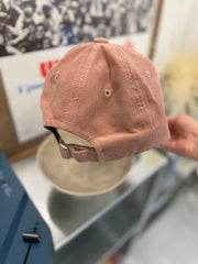 淨色繡字cap帽/粉紅