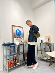 束口Bucket Bag/橄欖