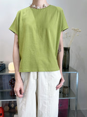 (訂貨：約15工作天)
梯型舒適T-shirt/橄欖