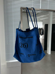 有型shopping bag/藍