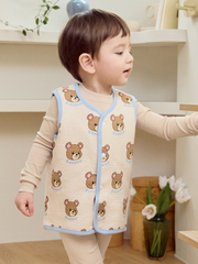 Sugar Short Vest Pastel Bear