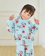 [兩件套]Honey Hood Zip-up Set Hurry Up Tanee