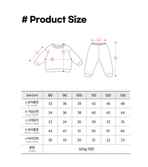 [兩件套]Honey Waffle Sweatshirt Set-up Cream