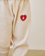 [兩件套]Honey Waffle Sweatshirt Set-up Cream