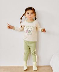 [睡衣兩件套]Honey Point Set Green