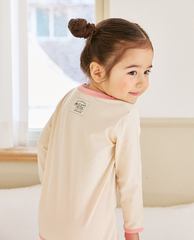 [睡衣兩件套]Honey Point Set Pink