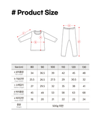 [睡衣兩件套]Honey Solid Set Ivory