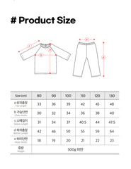 [睡衣兩件套]Honey Raglan Set-up Mint