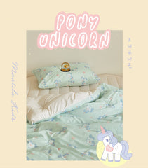 KIDS防塵蟎雲朵四季被/Pony Unicorn