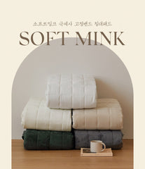 ☃ 秋冬 SOFT MINK柔軟絨毛固定帶床墊/5色