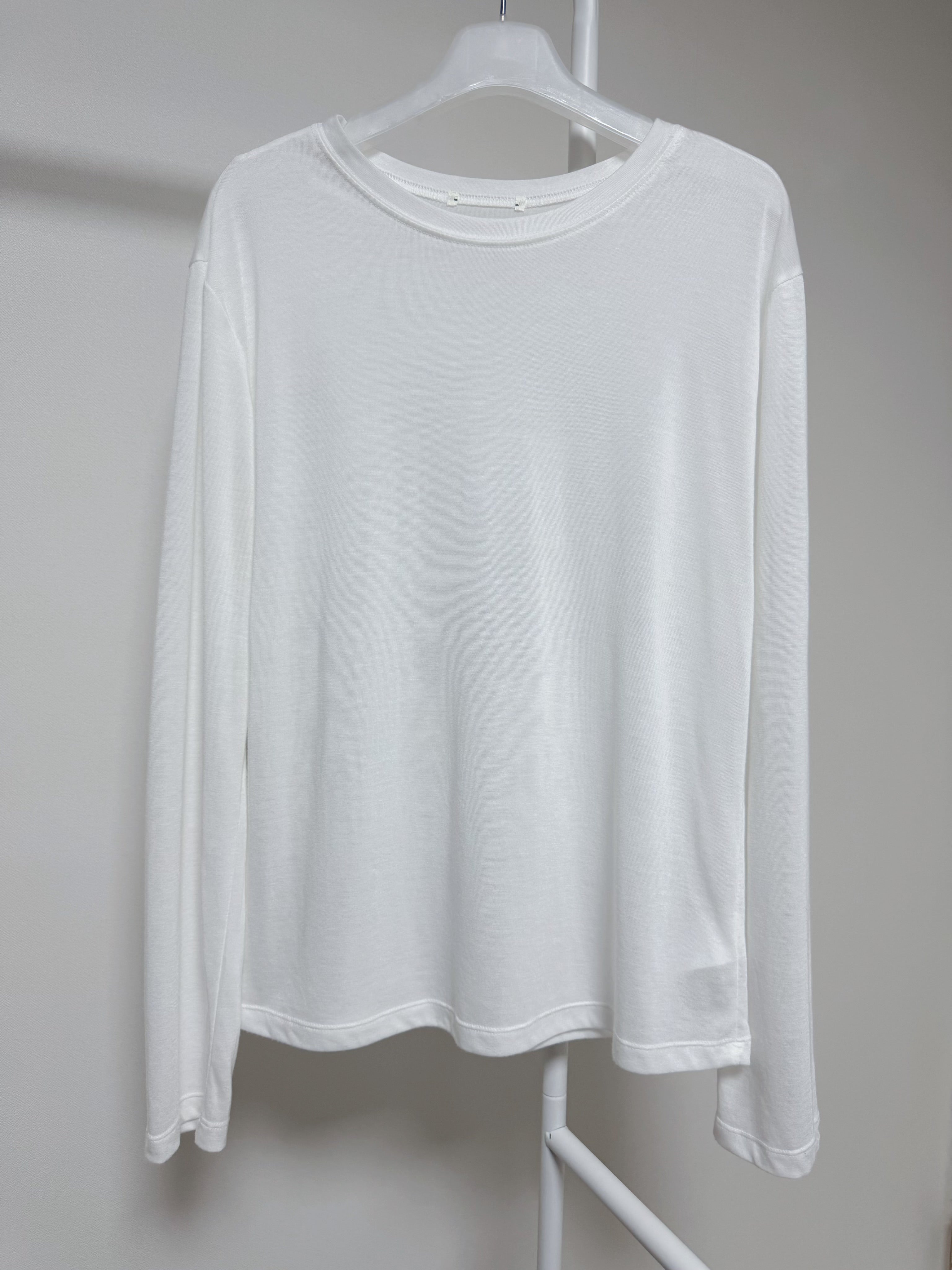超舒服透薄內搭T-shirt/白
