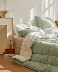 ☃ 秋冬(圖案)雙面<一面絨毛一面無塵>雲朵被-14色