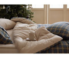 ☃ 秋冬Norton Classic雙面<一面絨毛一面格仔>抗菌玉米棉被-3色