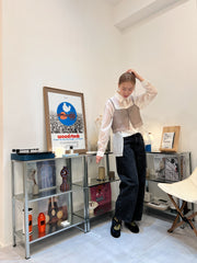 雙層Crop吊帶/莫卡