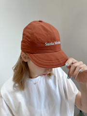 (訂貨：15工作天) Santa繡字帽/橙