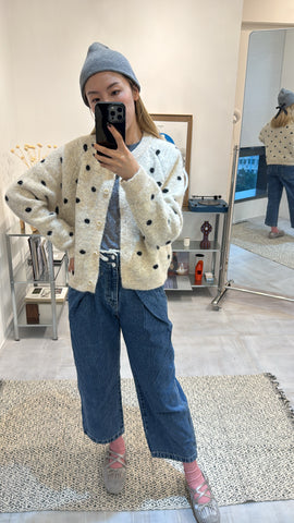 波點Cardigan/米杏