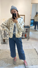 波點Cardigan/米杏