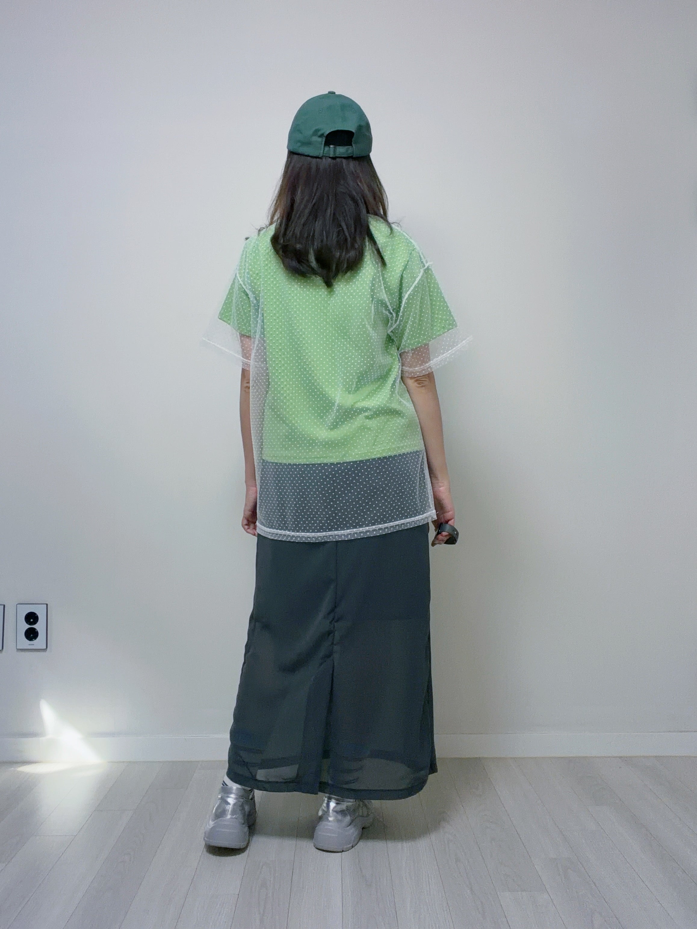 F淨色T-shirt/綠