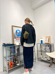 束口Bucket Bag/橄欖