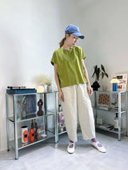 (訂貨：約15工作天)
梯型舒適T-shirt/橄欖