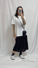 US POLO LOGO Tee/白