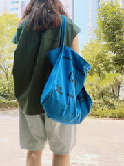 有型shopping bag/藍