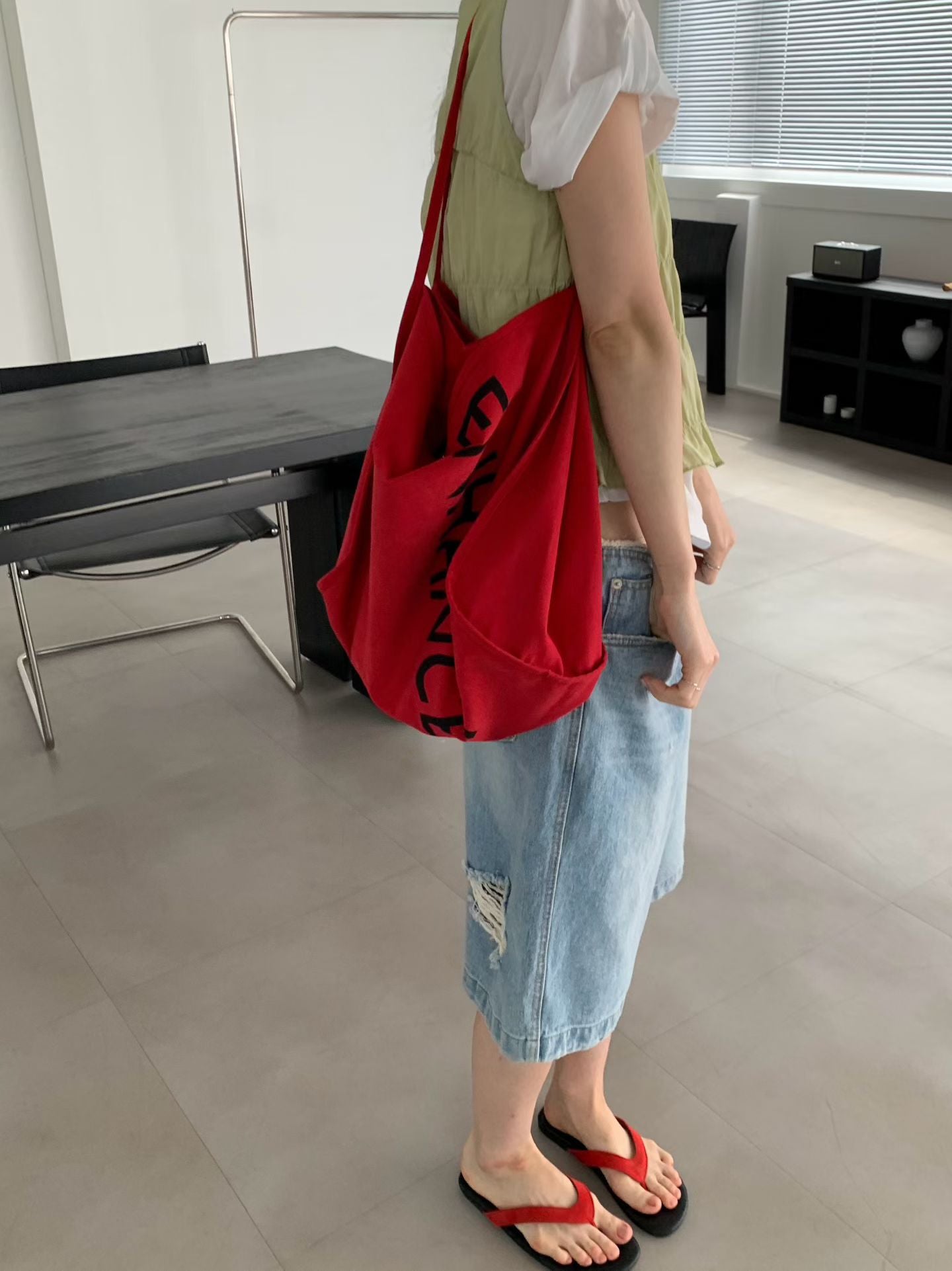 有型shopping bag/紅