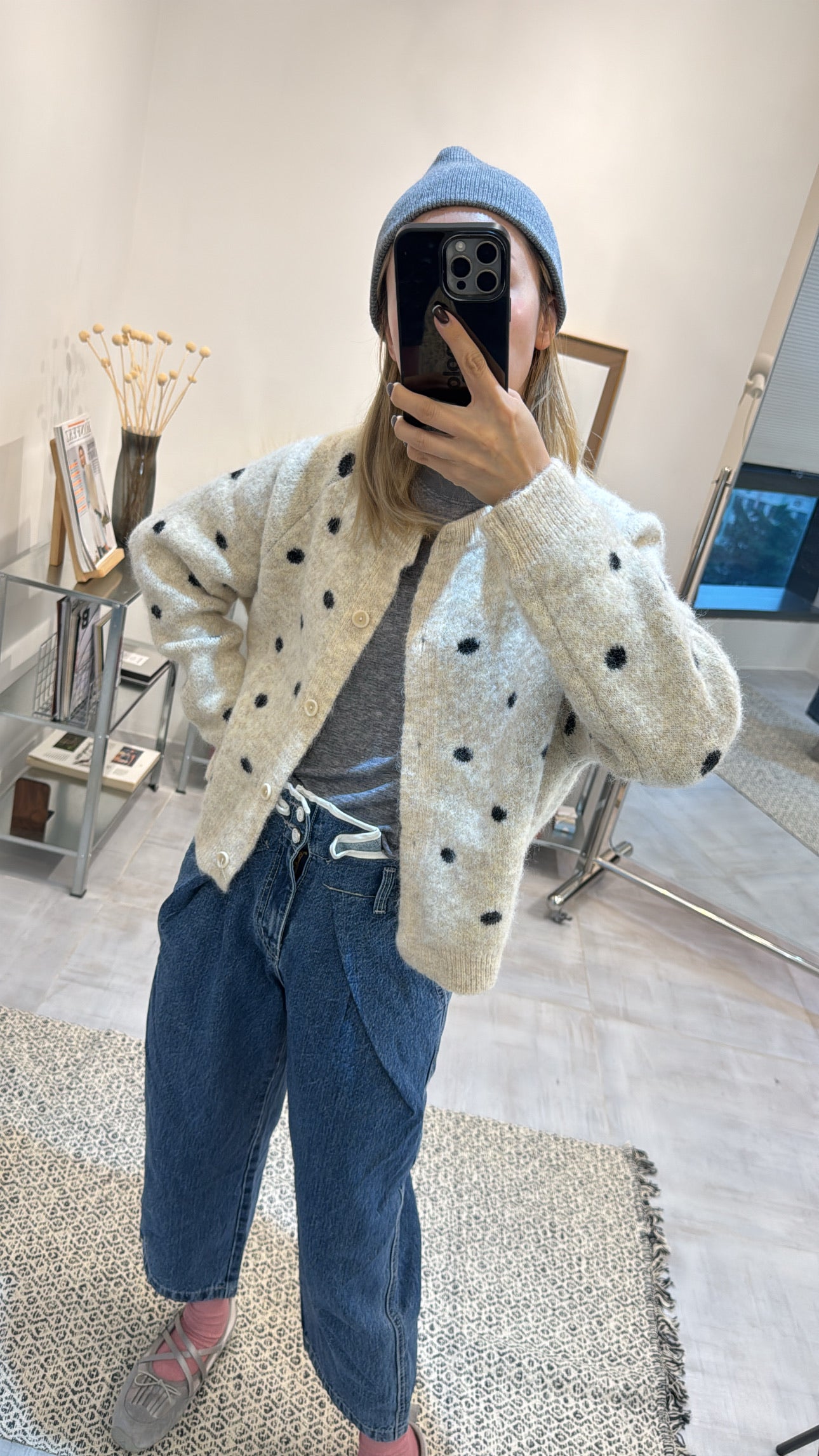 波點Cardigan/米杏