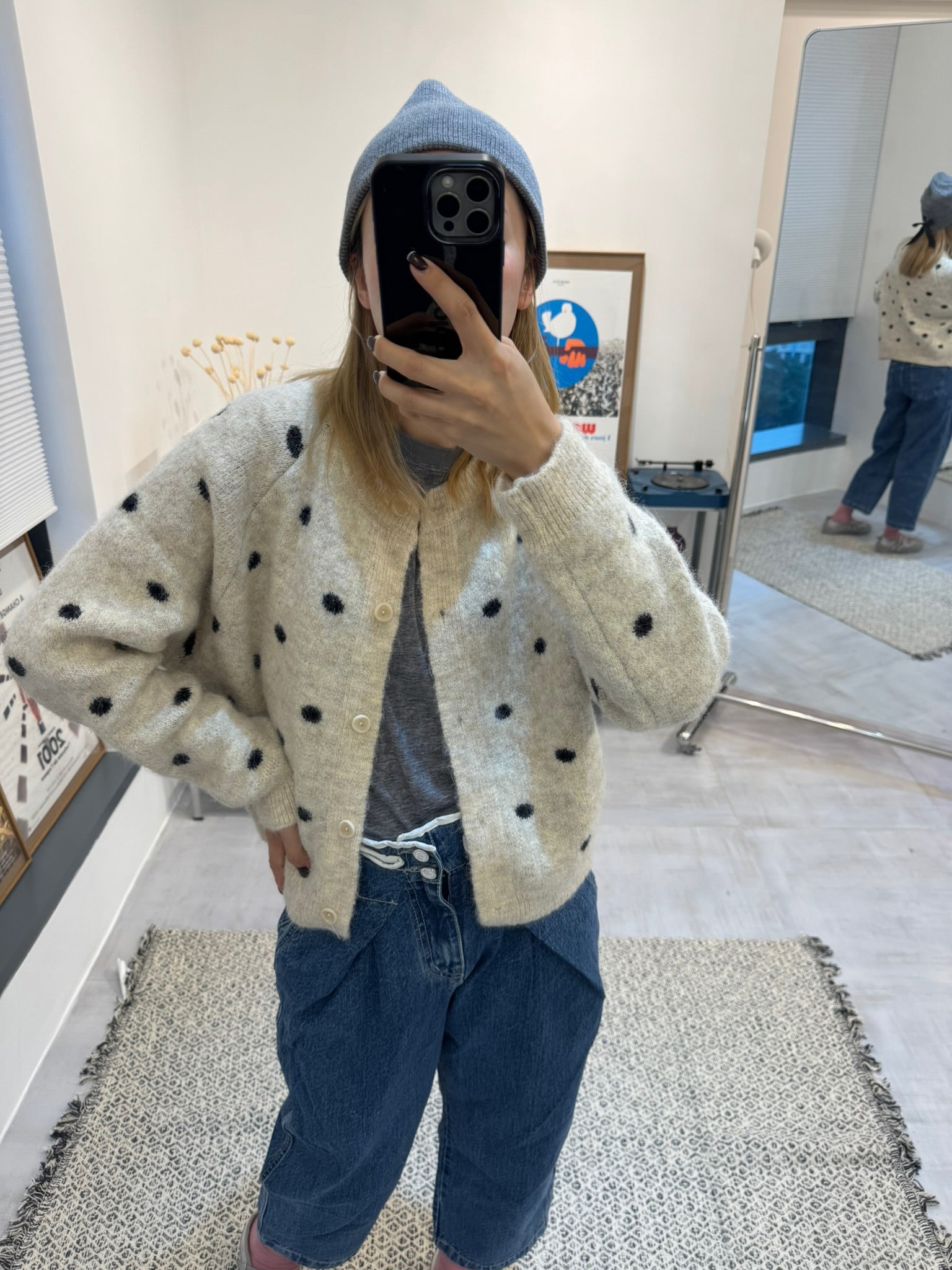 波點Cardigan/米杏