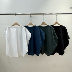 蝙蝠袖T-shirt/黑