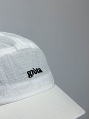 gloia繡字帽/白