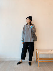 [11.11優惠]中性傭懶條子Tee/2色