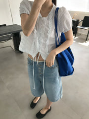 有型shopping bag/藍