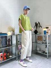 (訂貨：約15工作天)
梯型舒適T-shirt/橄欖