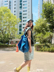 牛仔New York Cap帽/藍