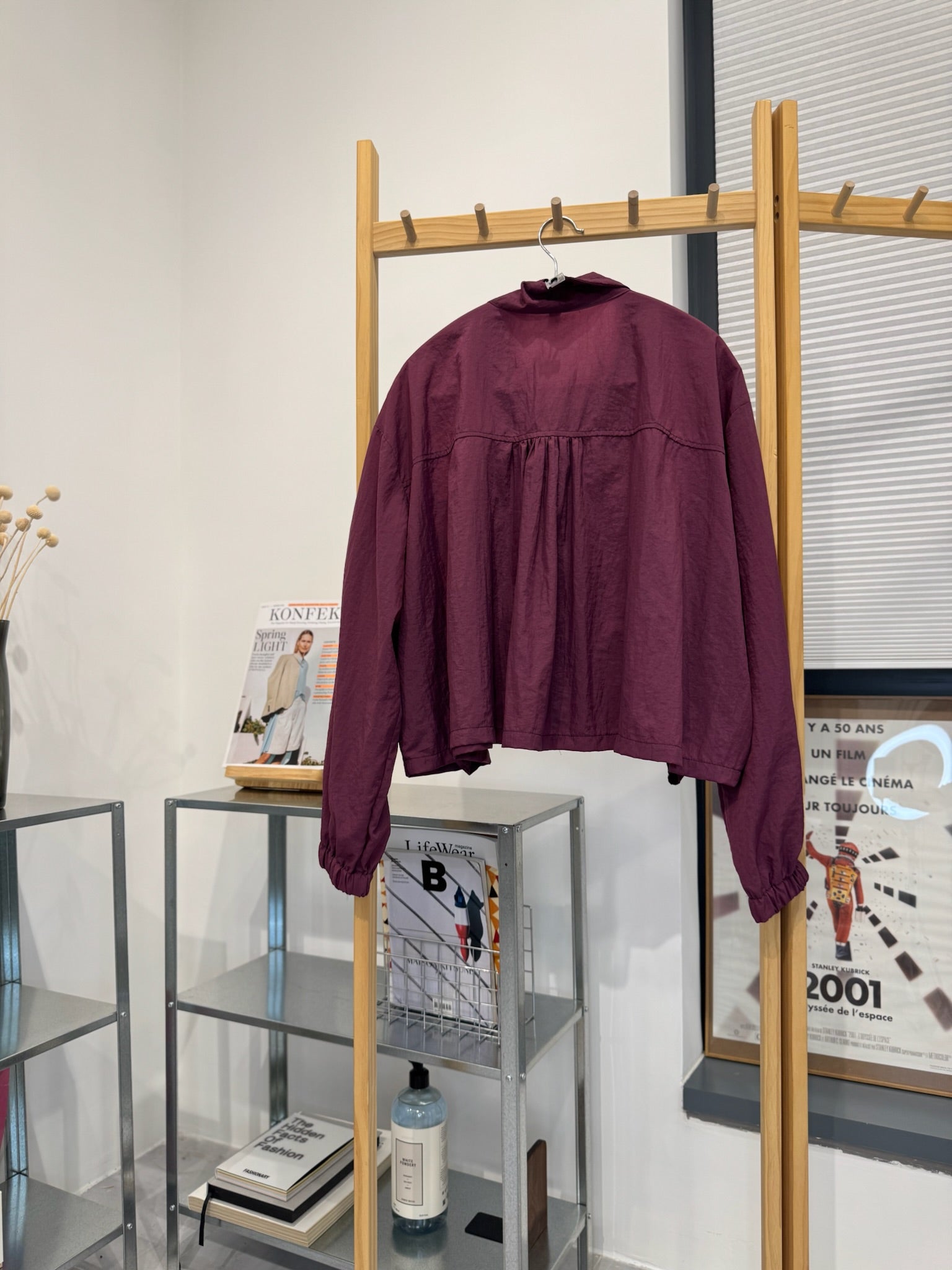 企領傘型風褸/紫紅