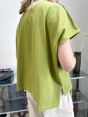 (訂貨：約15工作天)
梯型舒適T-shirt/橄欖