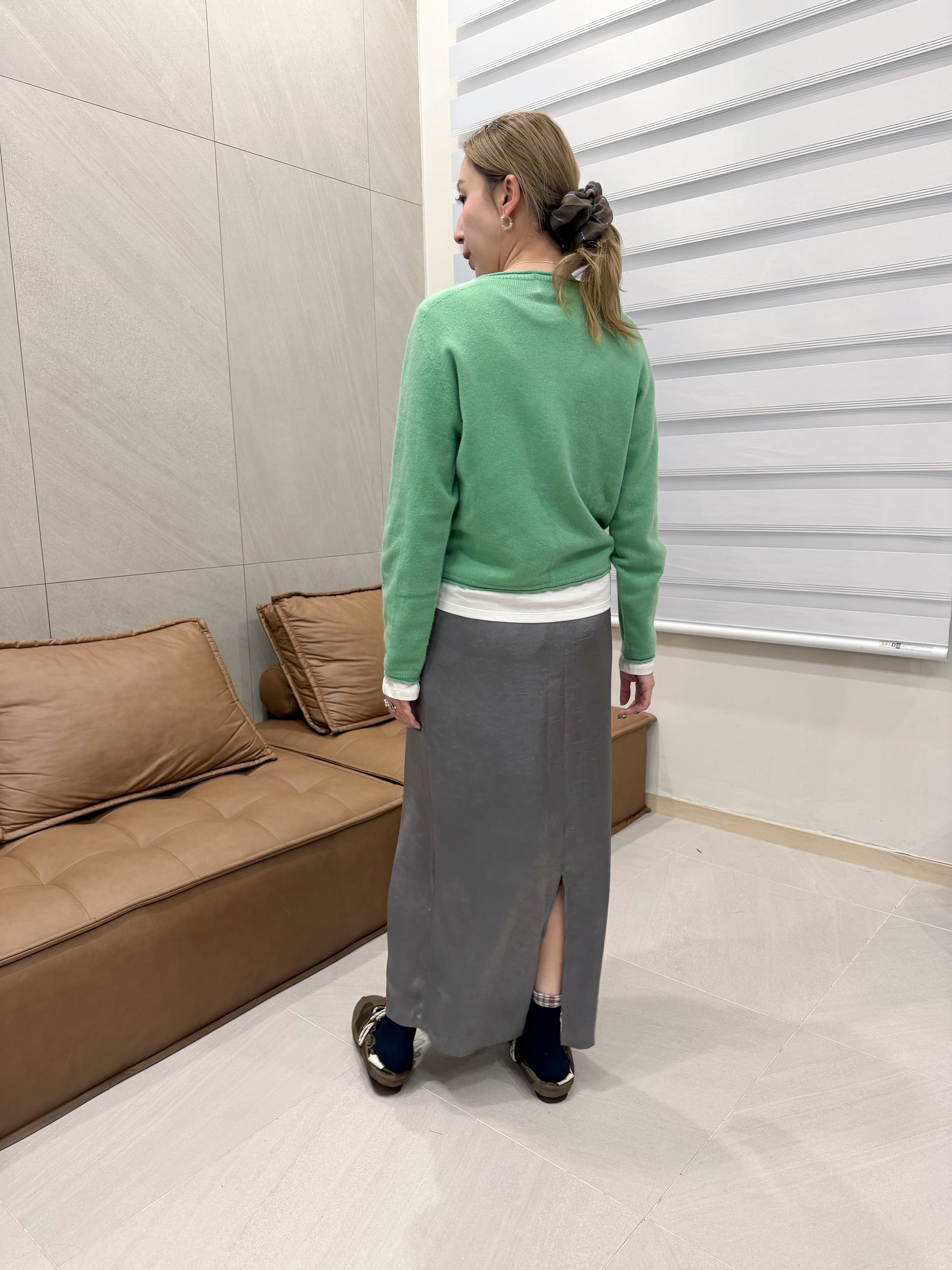薄Cardigan/薄荷綠
